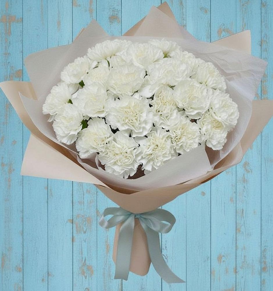 Букет цветов из: Гвоздики в Коршево