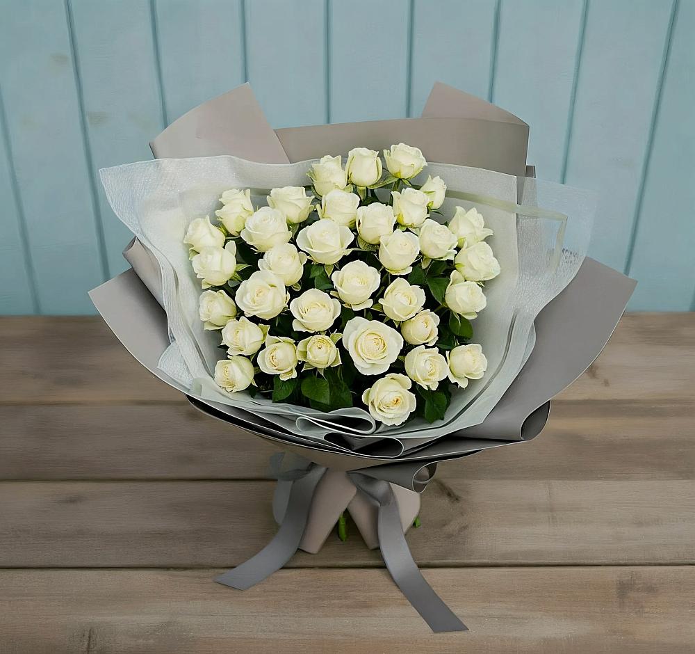 Букет Белоснежная нежность в Коршево