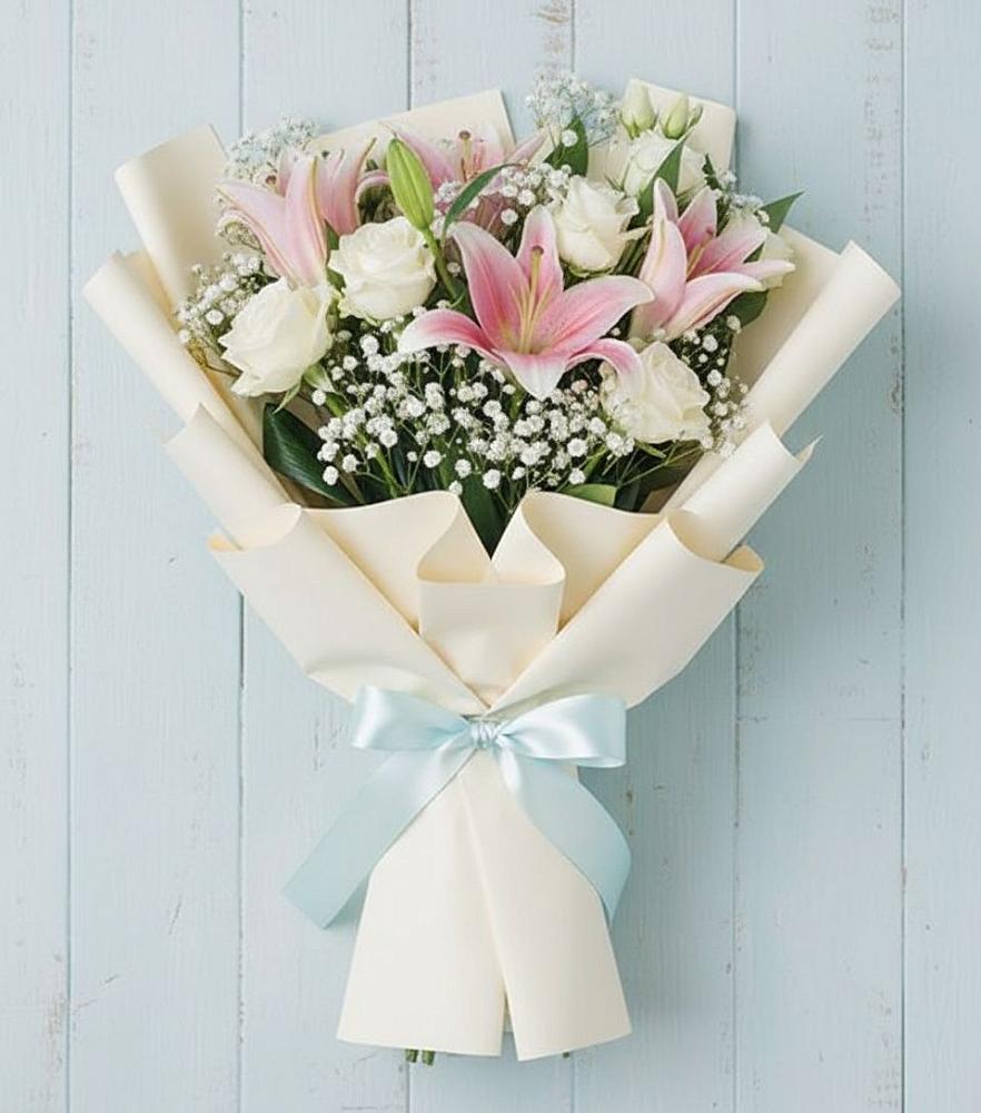 Букет цветов из: Лилии в Коршево