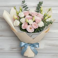 Букет цветов из:  Лизиантусы #REPLACE_PRED# Коршево