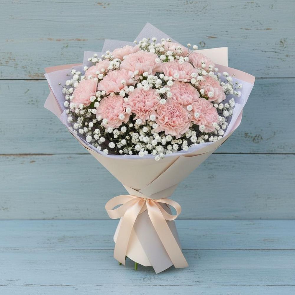 Букет цветов из: Гвоздики в Коршево