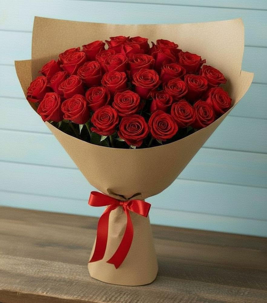 Букет Красные розы Милано в Коршево