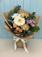 Букет цветов из:  Герберы и Хризантемы в Коршево