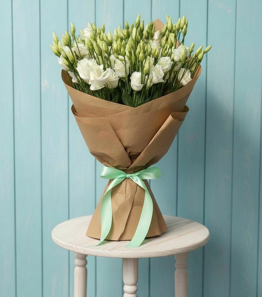 Букет цветов из: Лизиантусы в Коршево