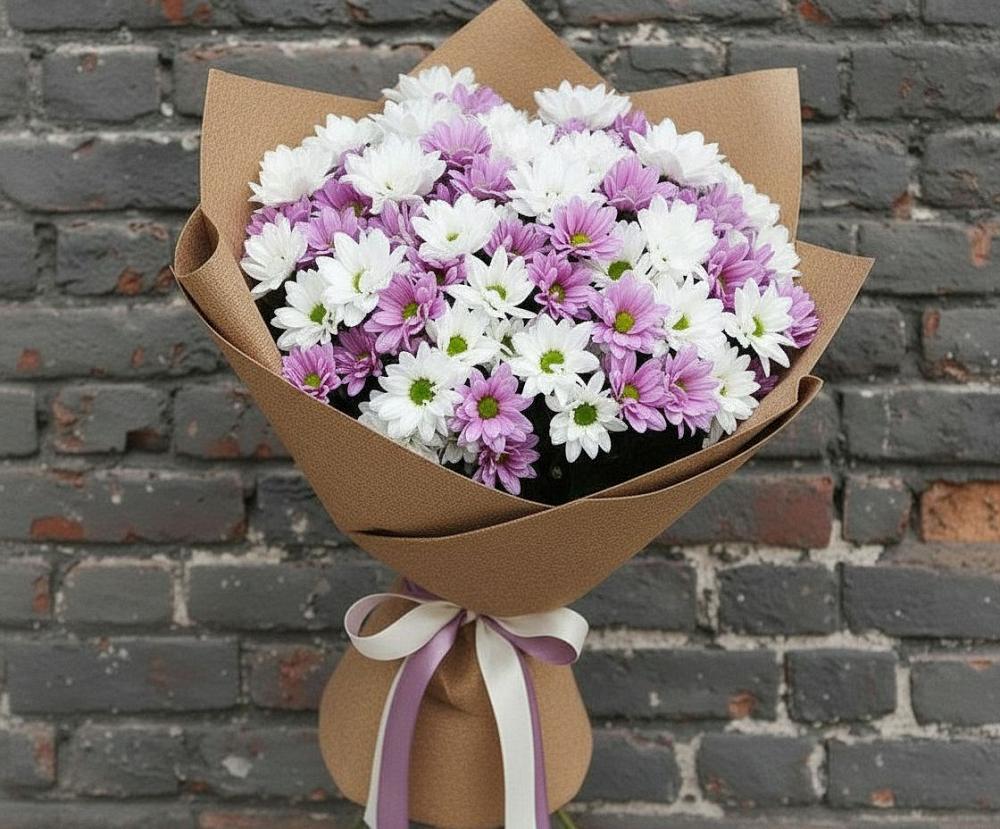 Букет цветов из: Хризантемы в Коршево