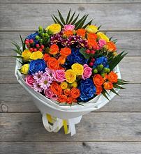 Букет цветов из:  Розы и Хризантемы #REPLACE_PRED# Коршево
