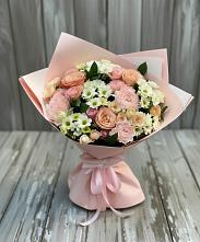 Букет цветов из:  Гвоздики, Розы и Хризантемы #REPLACE_PRED# Коршево