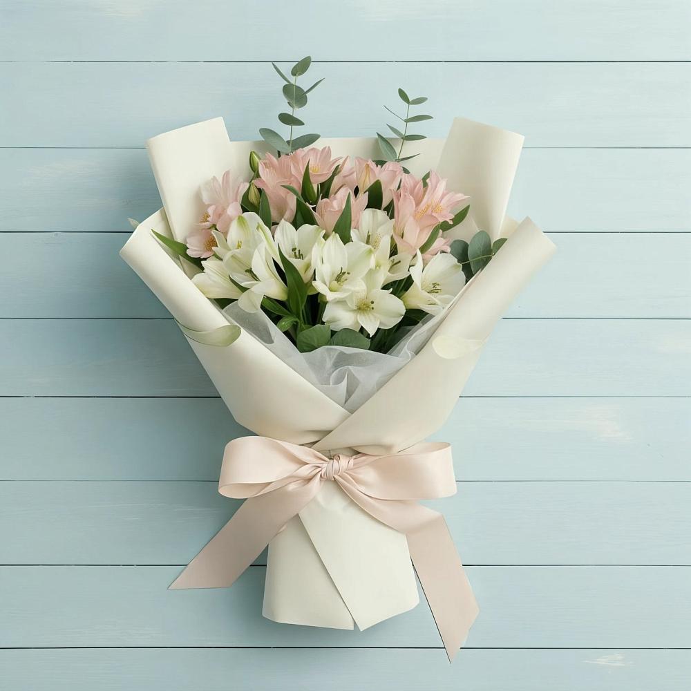 Букет цветов из: Альстромерии в Коршево